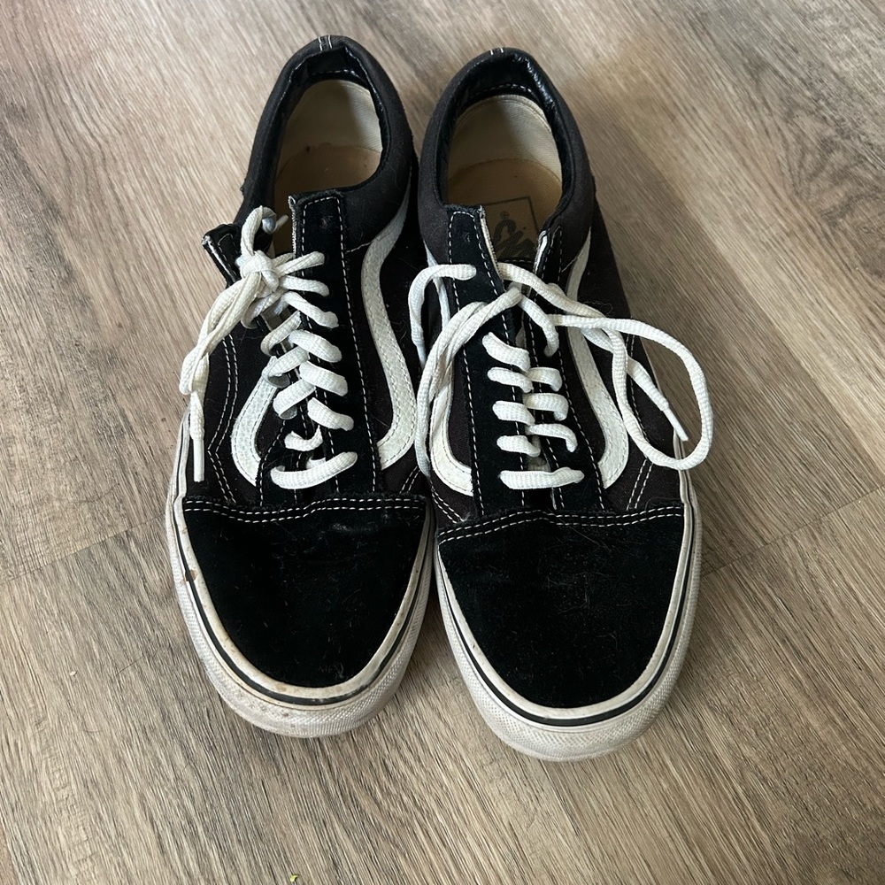 OG Vans Black with White stripe